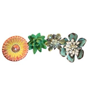 Colorful Floral Drawer Pulls, decorative, whimsical, flowers
